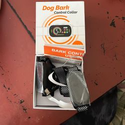 Dog bark collars