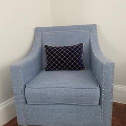 Armchair/chair light blue