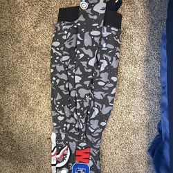 Bape black space full zip hoodie