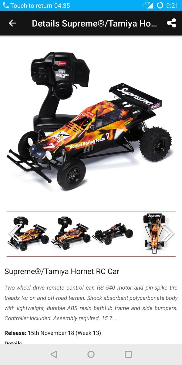 tamiya hornet supreme