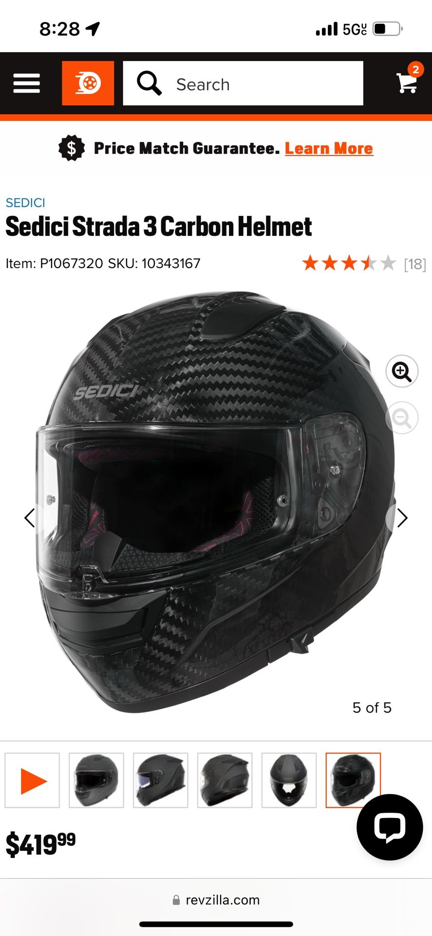 Carbon Fiber Motorcycle Helmet