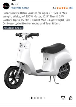 Razor electric scooter