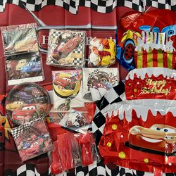 Cars birthday party decorations supplies.