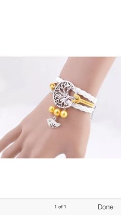 Leather bracelet