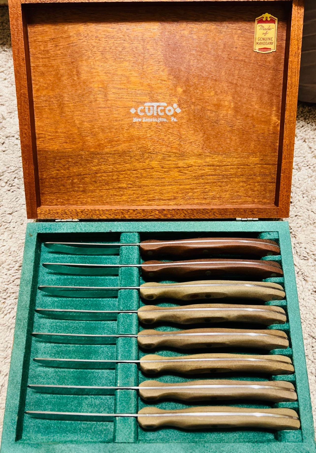 Cutoco #59 Knife Set Of 8 Vintage