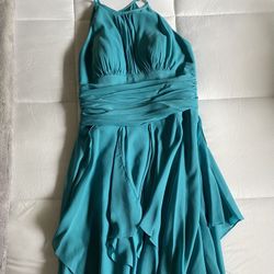 Teal Dress. Size 8  New