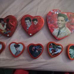 Assorted Russell Stover Elvis Presley Tins