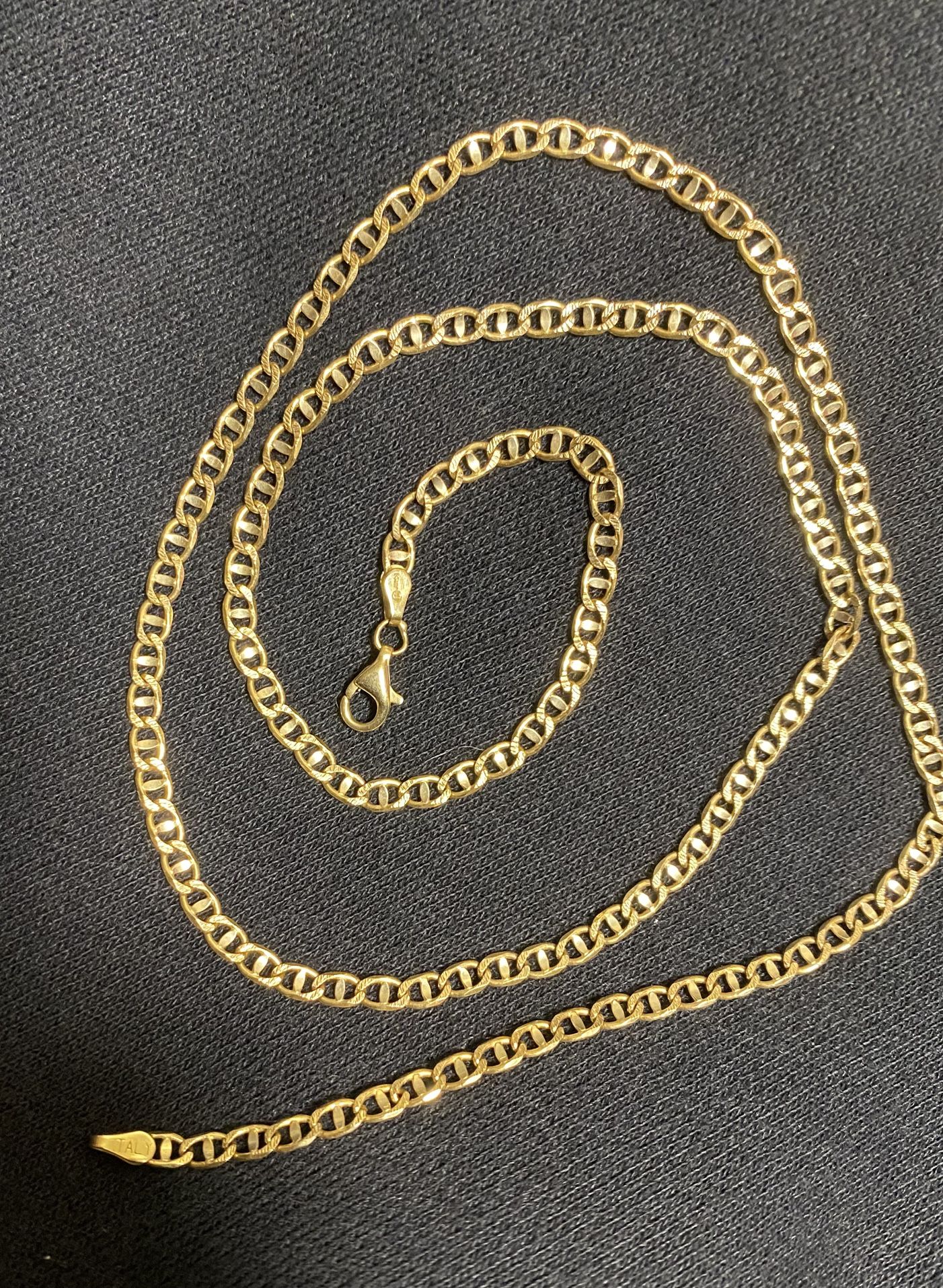 14k Gold Mariner Chain