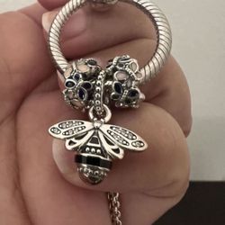 Pandora Chain With 3 Charms - Pickup From Northridge Area