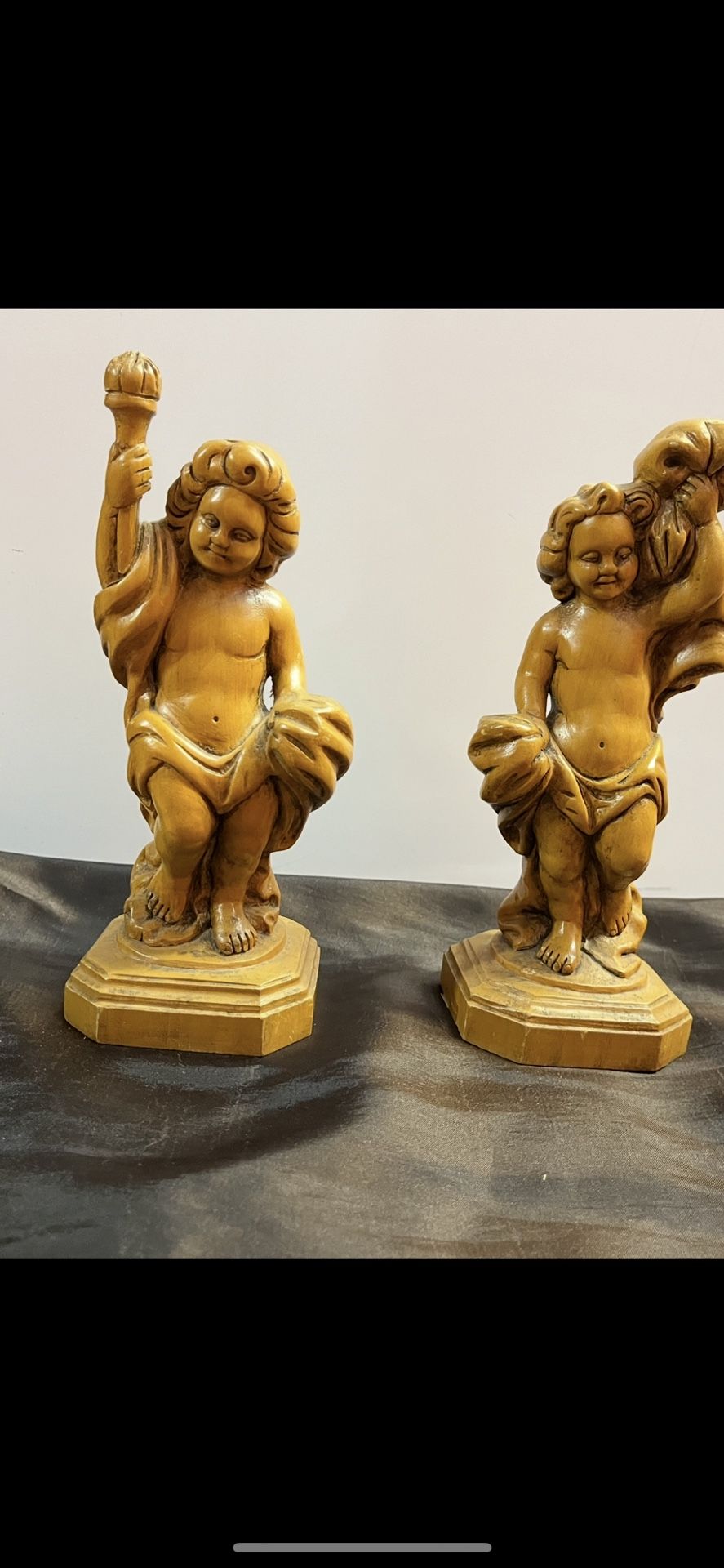 Decorative Cherub/Cherubim Wood Sculptures