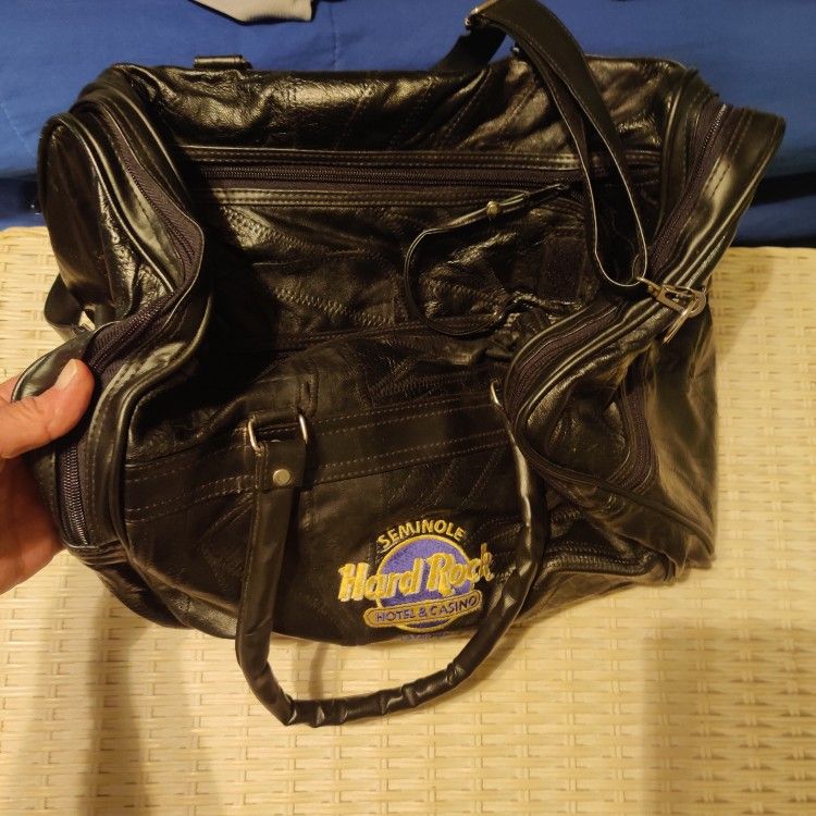 Hard Rock Cafe Shoulder Bag, Genuine Leather