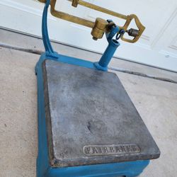 Fairbanks Small Table Top Platform Scale Vintage Antique Americana