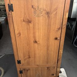 Wooden storage cabinet 