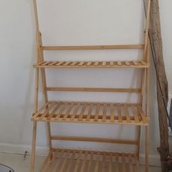 Bamboo 3 Tier Plant Stand *cash only