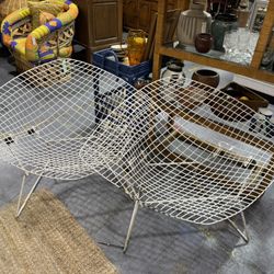 Bertoia Diamond Chairs 