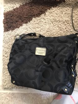 Authentic coach purse