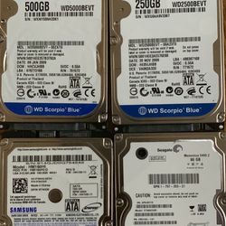 Laptop Hdds (Read info For Prices!)