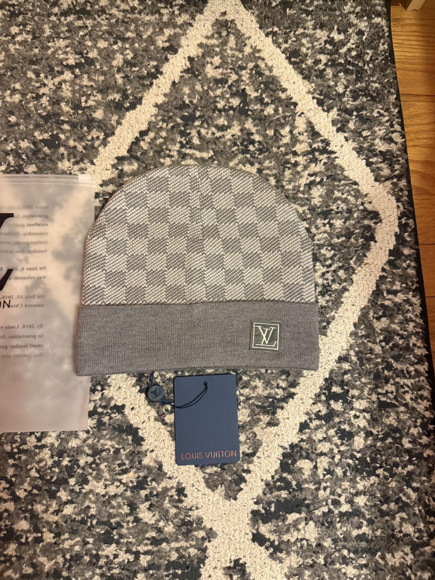 Louis Viutton Grey Petit Beanie 