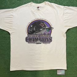 Vintage 1990s Arizona diamondbacks western championships tee
