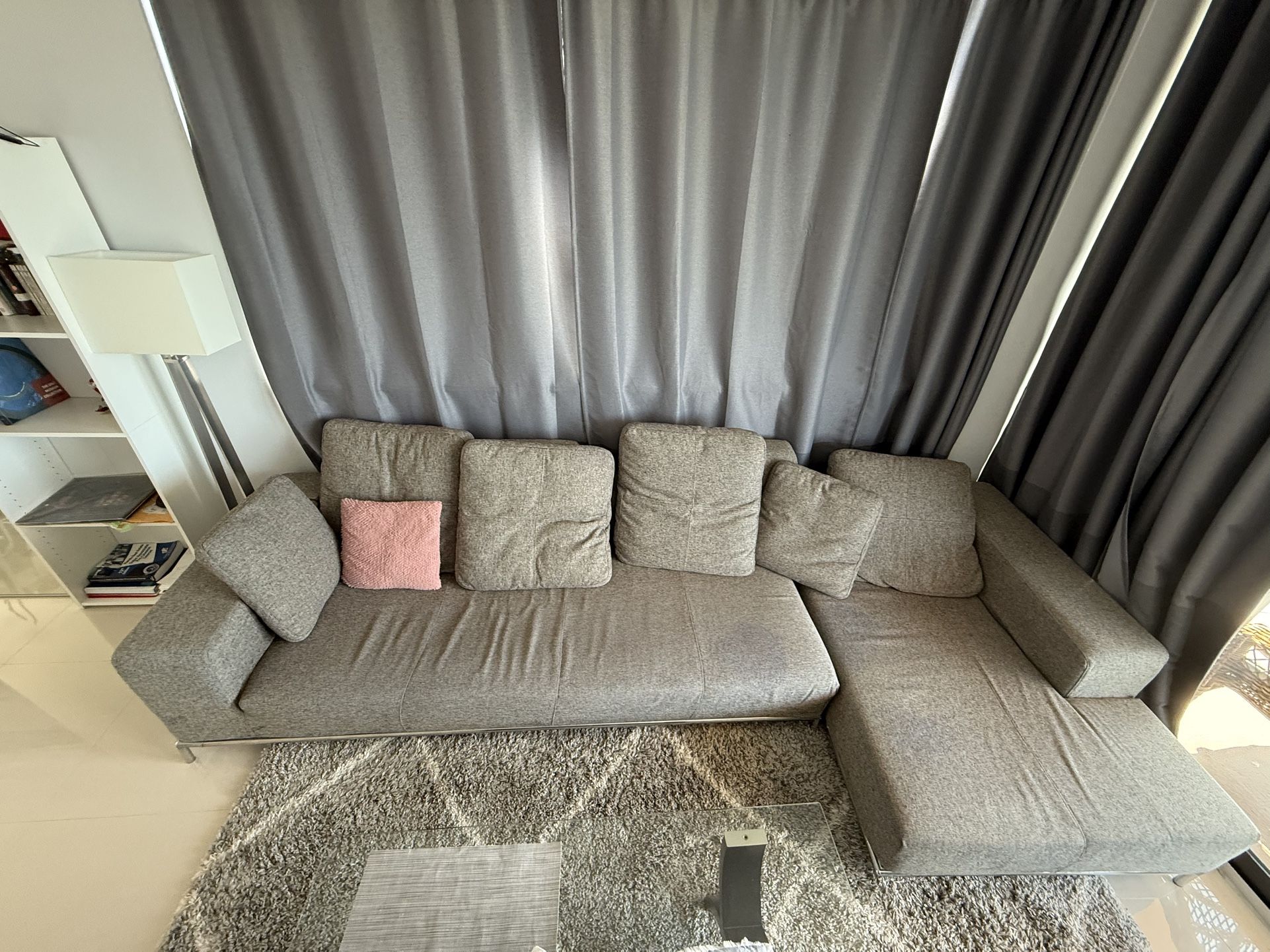 Gray Fabric Couch