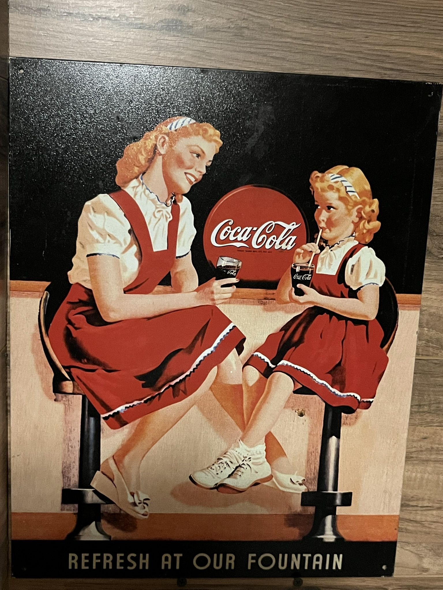 coca cola wall decor