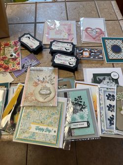 Handmade Greeting Cards Lot