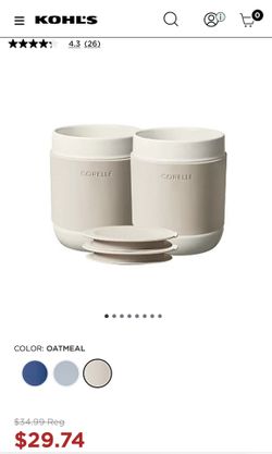 Corelle -Handcrafted stoneware