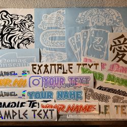 Decal Stickers 
