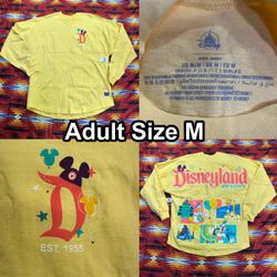 Disneyland Resort Donald Duck Goofy Play in the Park Spirit Jersey Adult Medium