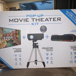 NEW:   ILive Pop-up Movie Theater Kit