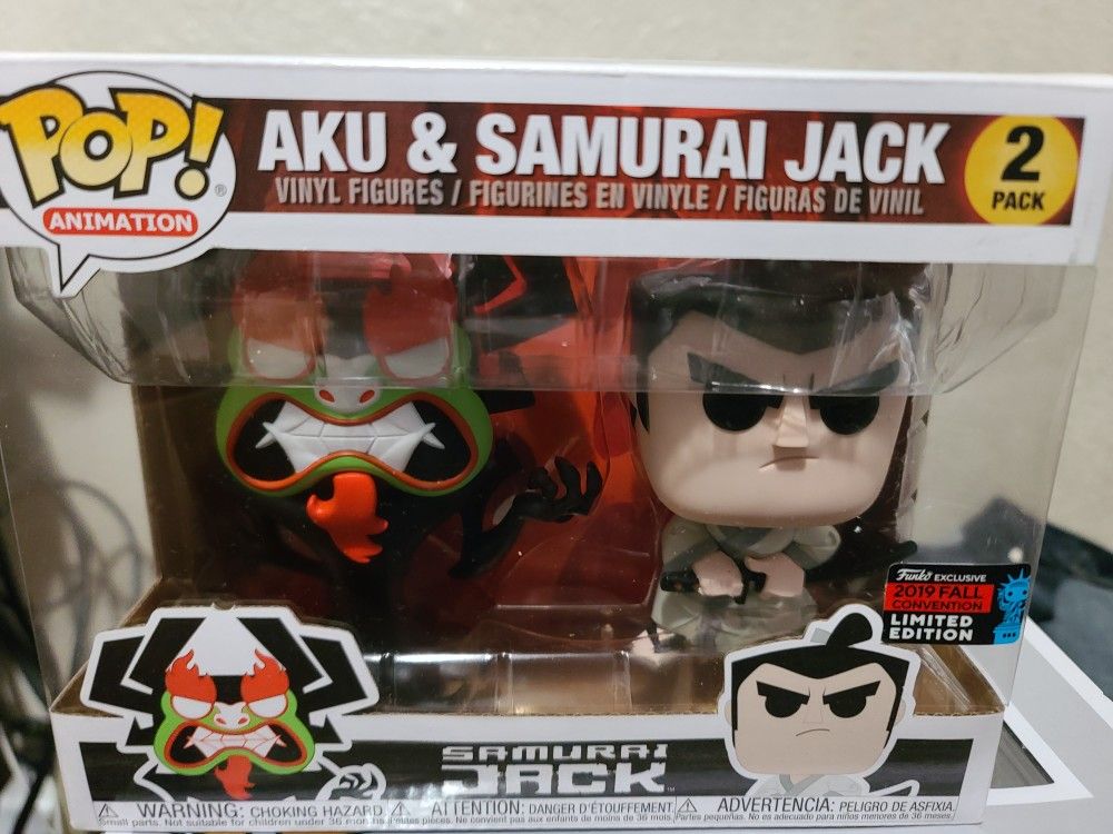 Aku & Samurai Jack 2-pack Funko Pop