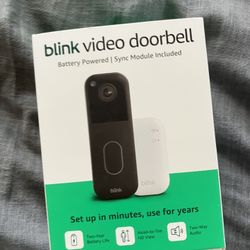 Blink Video Doorbell New Sealed 