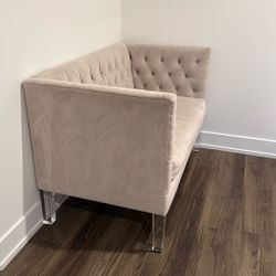 Handmade Velvet Couch 