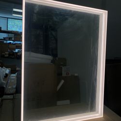 LED Mirror 48” By 36” Corner Defect