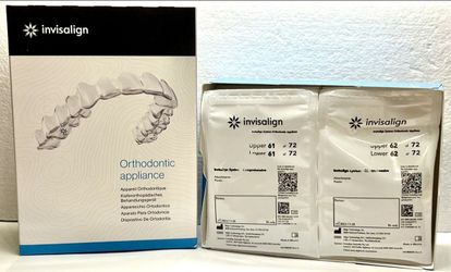 Invisaligne orthodontic appliance.