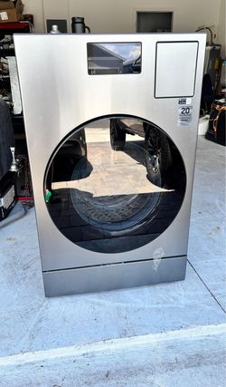 Bespoke 5.3 cu. ft. Ultra Capacity Ventless Heat Pump All-In-One Washer Dryer Combo with Super Speed in Dark Steel