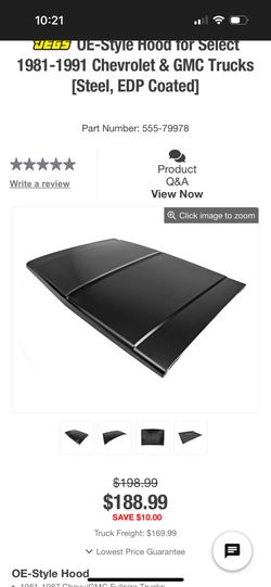 1981 To 1987 Chevy Front Clip