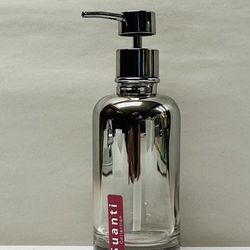 Glass Soap Dispenser Gradient Silver SUANTI Colection *NEW*