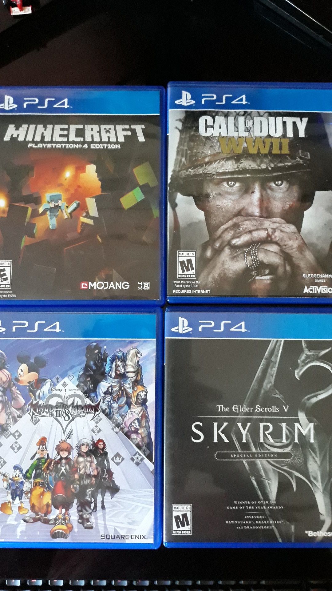 4 Games for PS4.