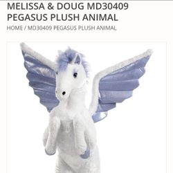 MELISSA & DOUG MD30409 PEGASUS PLUSH ANIMAL