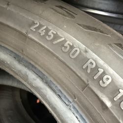 245/50/19 Pirelli P7 RunFlat (2 Tires) $60.00/ Each 