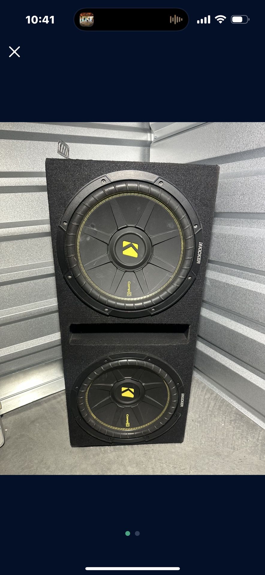 Ported Sub Box With 2 12in Kickers