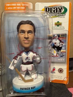 Patrick Roy Upper Deck PlayMakers Bobblehead 2001–02 NHL Edition – New Sealed