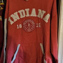 .
Indiana hooded sweatshirt