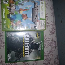 MineCraft Xbox 360 / Call Of Duty Infinite Warfare $5 Each