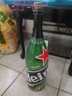 Special edition 3 quart bottle of Heineken