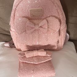 Disney Pink backpack Bundle!