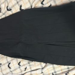 Black Corset Midi Dress