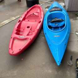 2 Kayaks (lifetime And Clearwater)