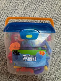 EduKidToys Magnetic Letters & Numbers